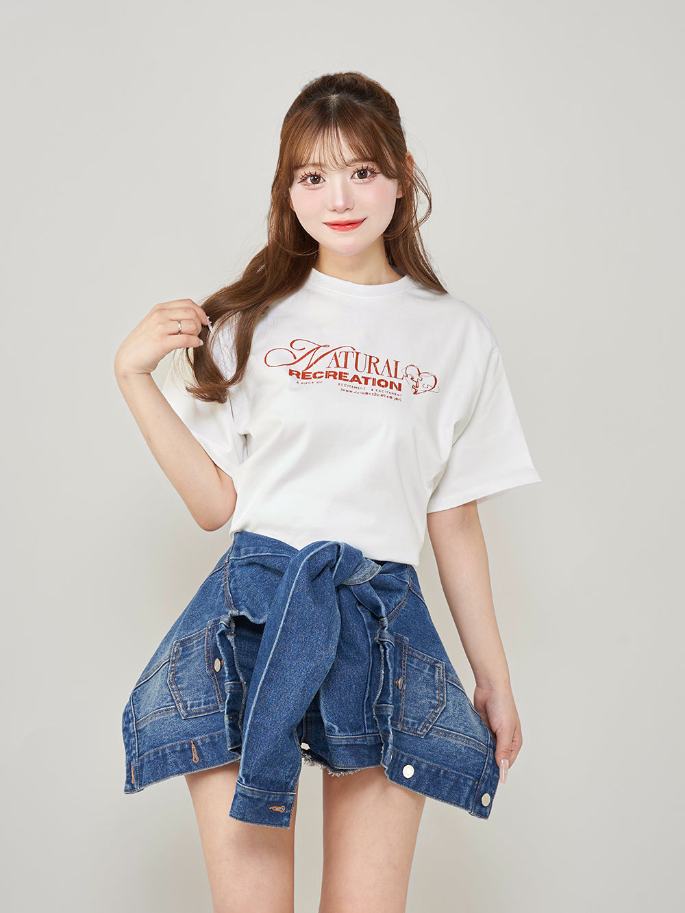 NATURAL RECREATIONTシャツ - wht