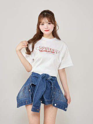 モデル：158cm（着用サイズ：FREE　着用カラー：WHT）