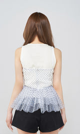モデル：158cm（着用サイズ：FREE　着用カラー：WHT）