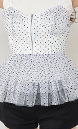 モデル：158cm（着用サイズ：FREE　着用カラー：WHT）