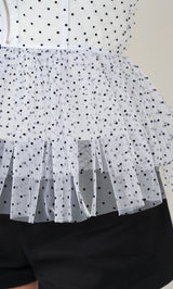 モデル：158cm（着用サイズ：FREE　着用カラー：WHT）