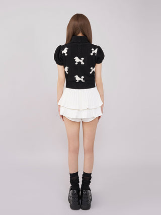 モデル：158cm（着用サイズ：FREE　着用カラー：BLK)