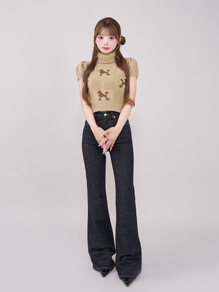 モデル：158cm（着用サイズ：FREE　着用カラー：BEG)