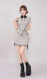 モデル：158cm（着用サイズ：FREE　着用カラー：GRY)