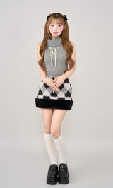 モデル：158cm（着用サイズ：FREE　着用カラー：GRY）