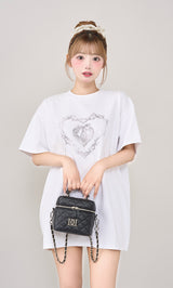 モデル：158cm（着用サイズ：FREE　着用カラー：WHT）