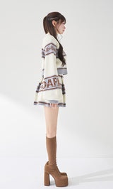 モデル：158cm（着用サイズ：FREE　着用カラー：IVO）