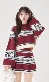 モデル：158cm（着用サイズ：FREE　着用カラー：BRD）