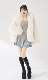 モデル：158cm（着用サイズ：FREE　着用カラー：SAX）