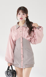 モデル：158cm（着用サイズ：FREE　着用カラー：PNK）