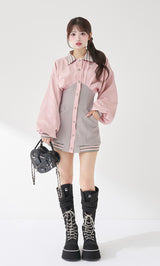 モデル：158cm（着用サイズ：FREE　着用カラー：PNK）