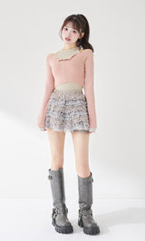 モデル：158cm（着用サイズ：FREE　着用カラー：PNK）