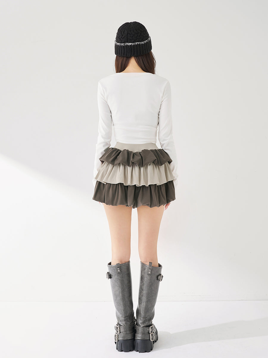 モデル：158cm（着用サイズ：FREE　着用カラー：C-GRY）