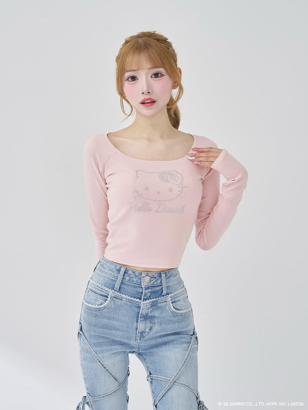Hello DarichコンパクトロングTシャツ