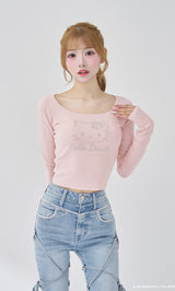 モデル：158cm（着用サイズ：FREE　着用カラー：PNK）