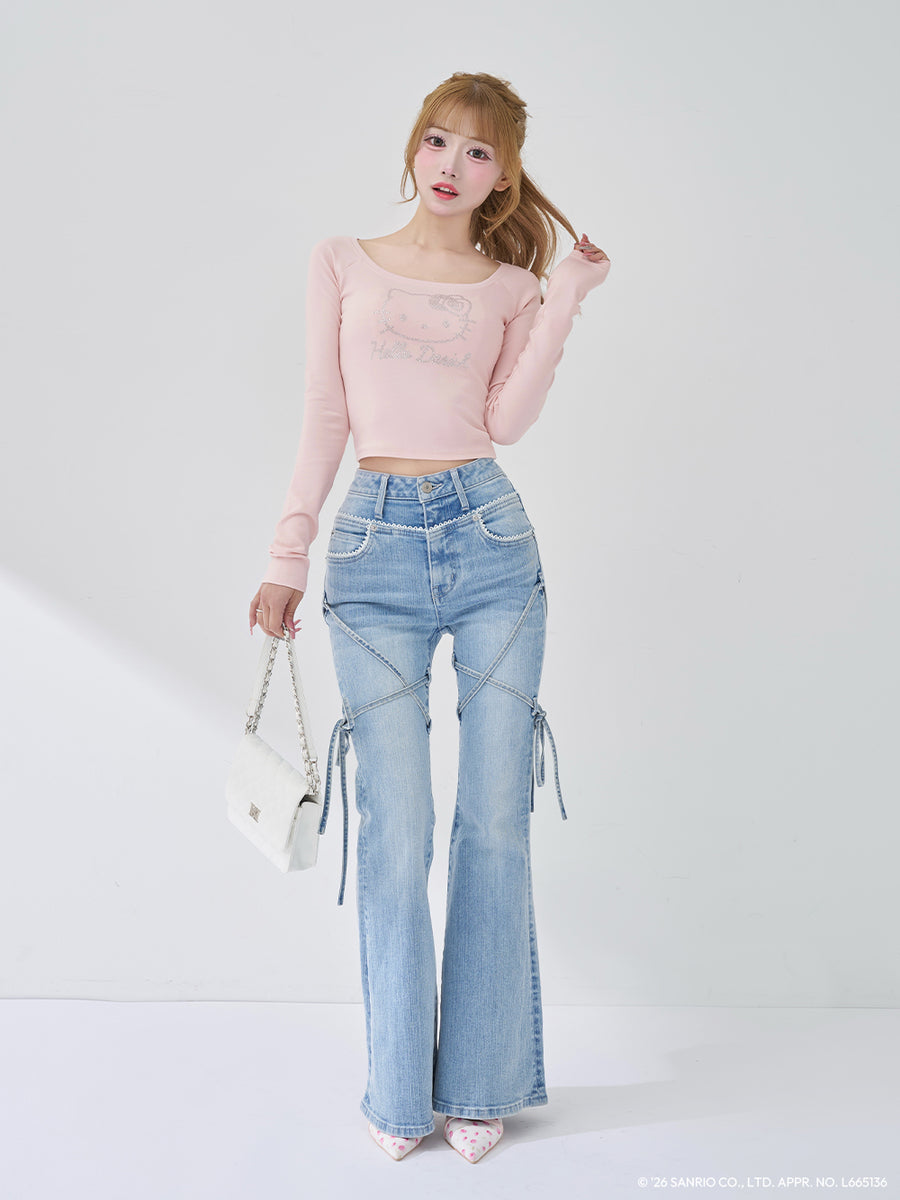 モデル：158cm（着用サイズ：FREE　着用カラー：PNK）