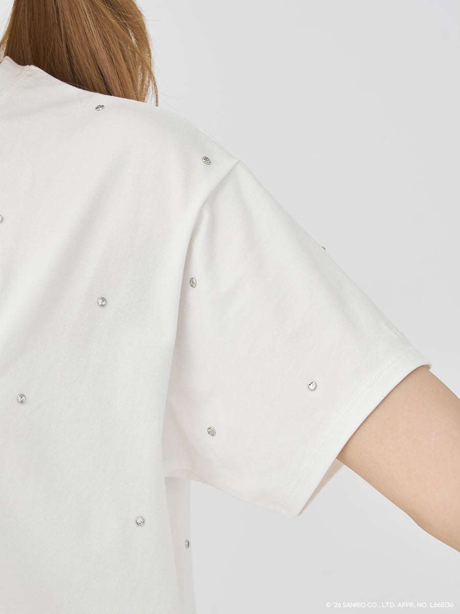 モデル：158cm（着用サイズ：FREE　着用カラー：WHT）