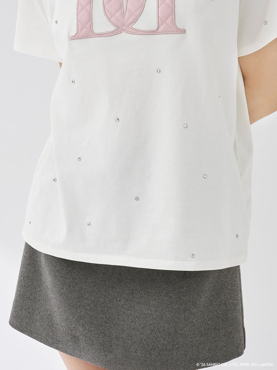 モデル：158cm（着用サイズ：FREE　着用カラー：WHT）