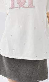 モデル：158cm（着用サイズ：FREE　着用カラー：WHT）