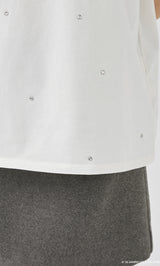 モデル：158cm（着用サイズ：FREE　着用カラー：WHT）