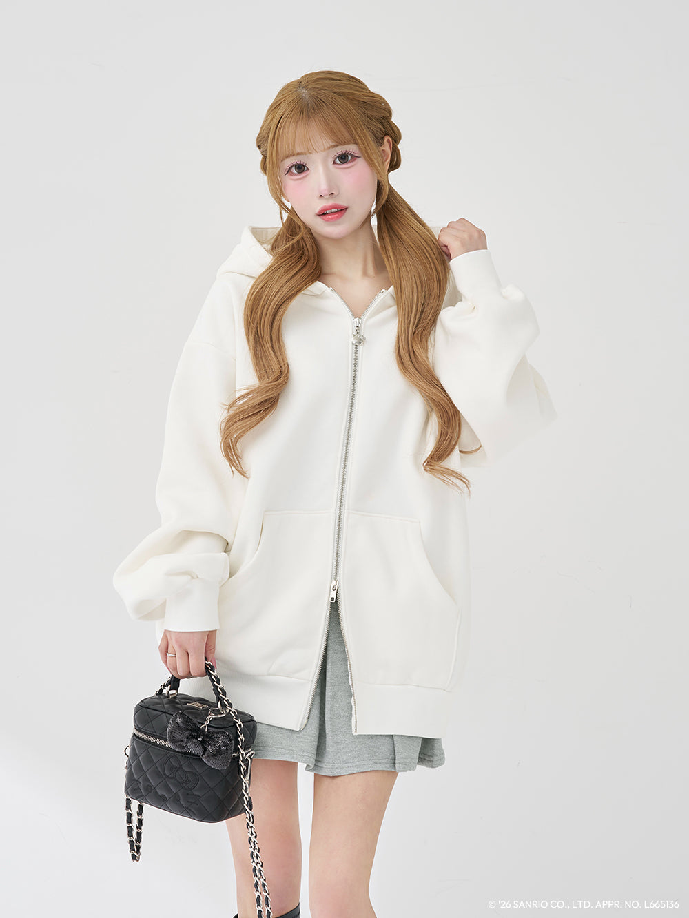 Hello Darichジップアップフーディ