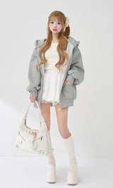 サイズ：FREE　カラー：WHT