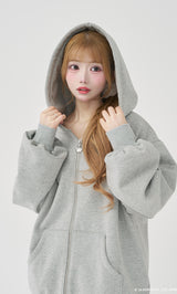 モデル：158cm（着用サイズ：FREE　着用カラー：GRY）