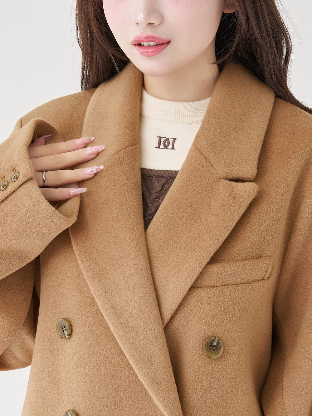 モデル：158cm（着用サイズ：FREE　着用カラー：CAM）