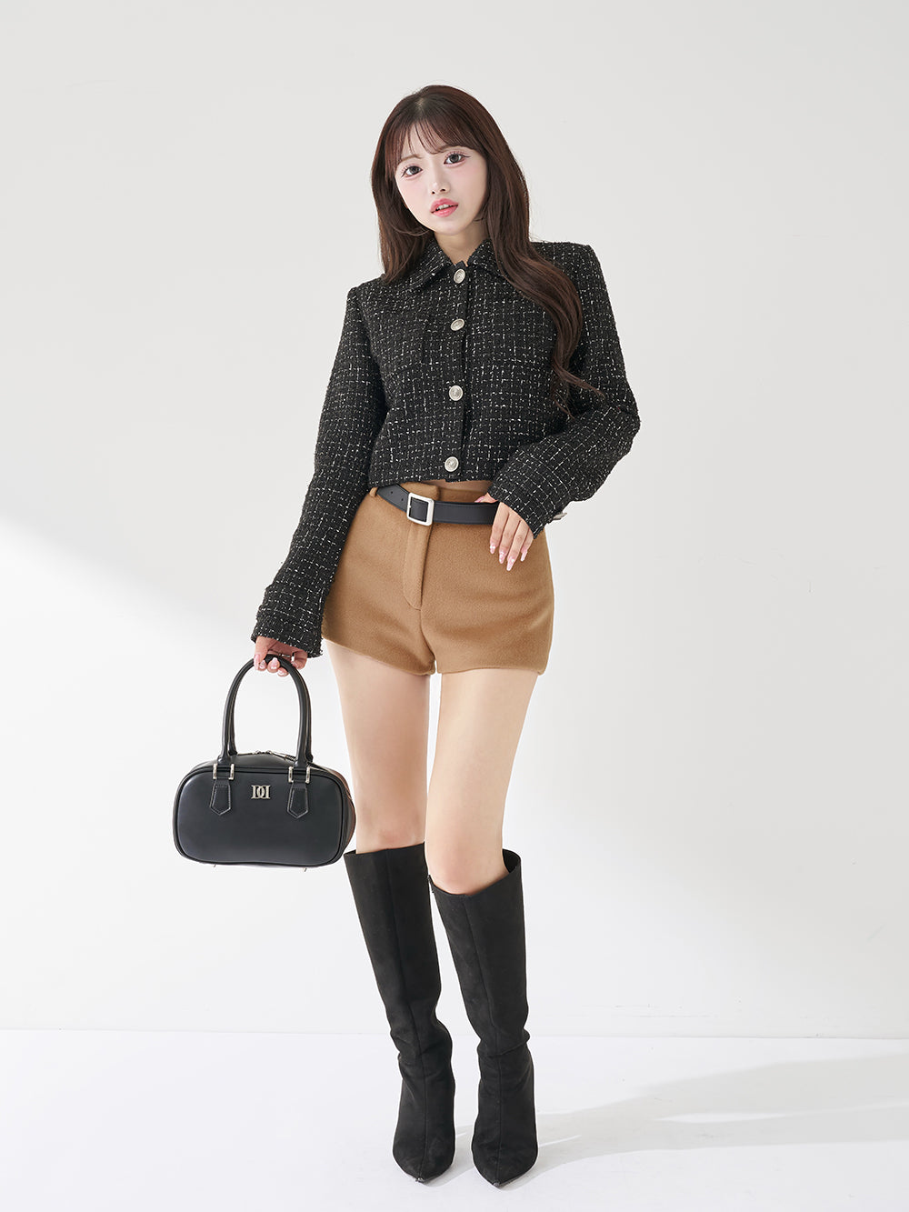 モデル：158cm（着用サイズ：S　着用カラー：CAM）