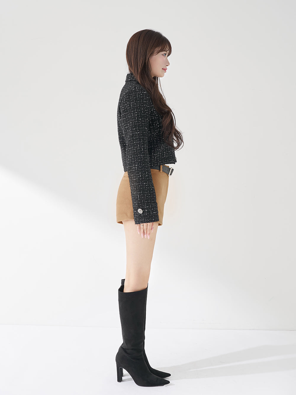 モデル：158cm（着用サイズ：S　着用カラー：CAM）