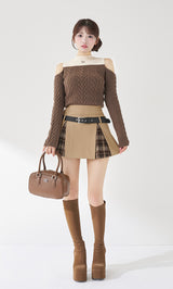 モデル：158cm（着用サイズ：S　着用カラー：BEG）