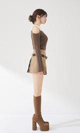 モデル：158cm（着用サイズ：S　着用カラー：BEG）
