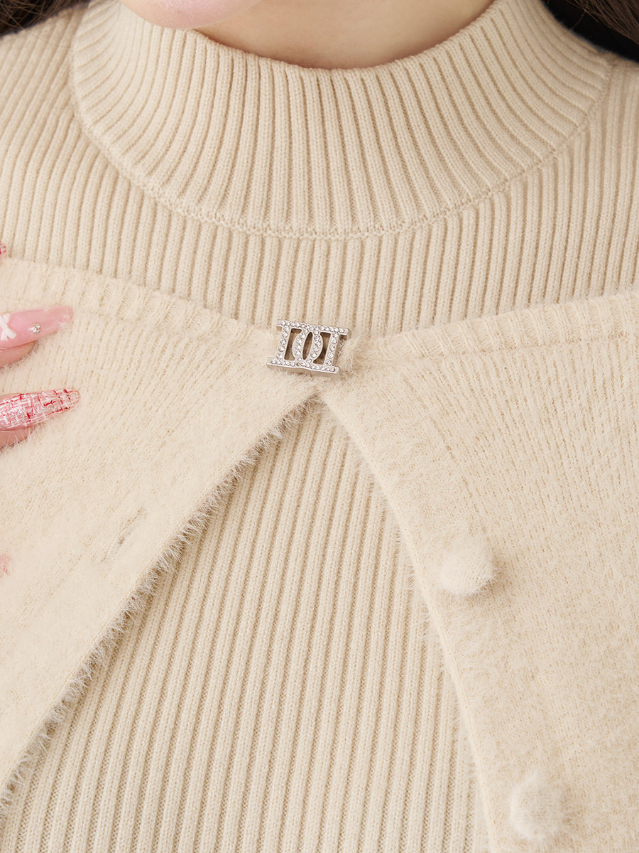 モデル：158cm（着用サイズ：FREE　着用カラー：IVO）