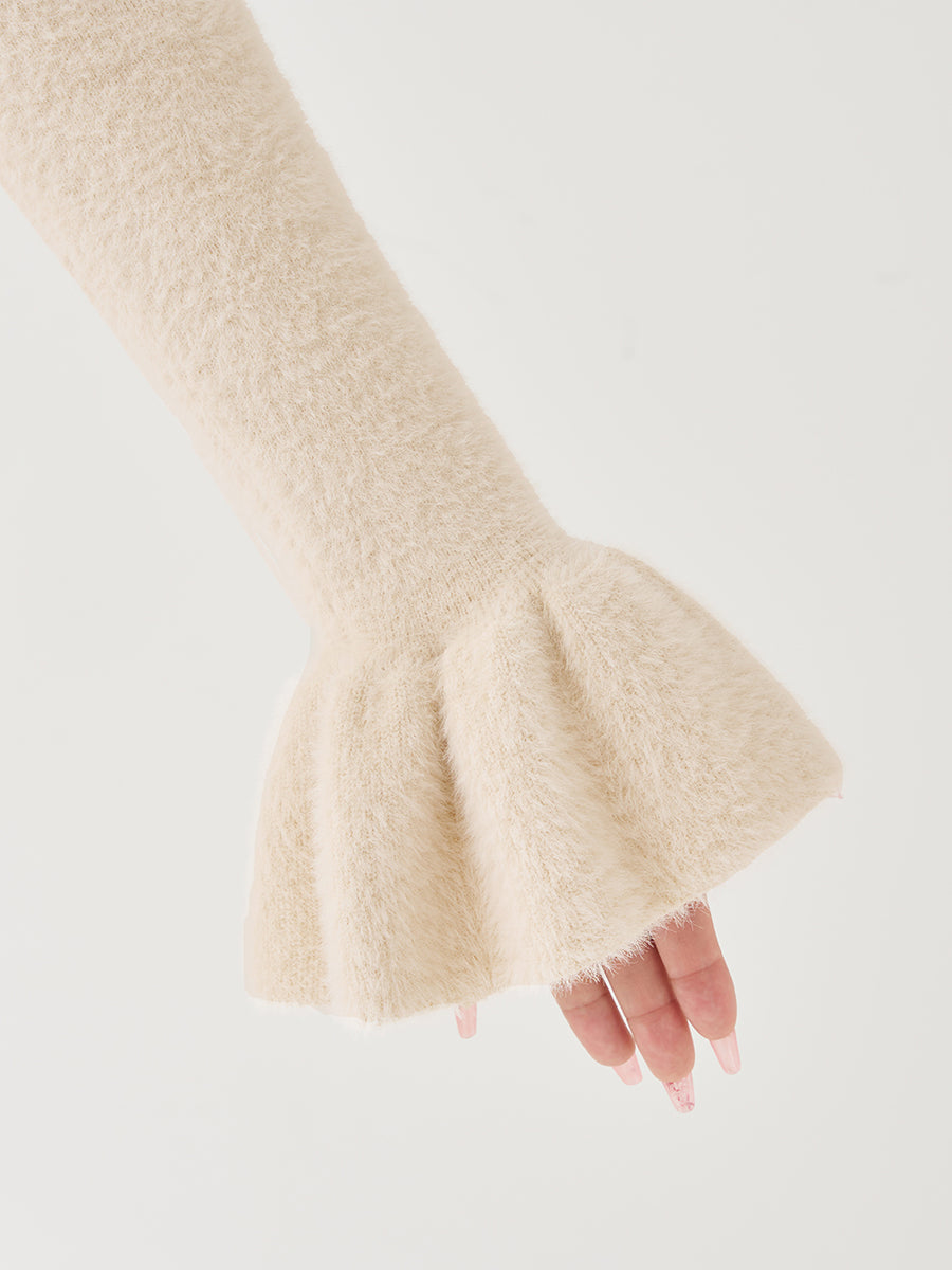 モデル：158cm（着用サイズ：FREE　着用カラー：IVO）