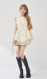 モデル：158cm（着用サイズ：FREE　着用カラー：WHT）