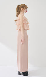 モデル：158cm（着用サイズ：FREE　着用カラー：PNK）