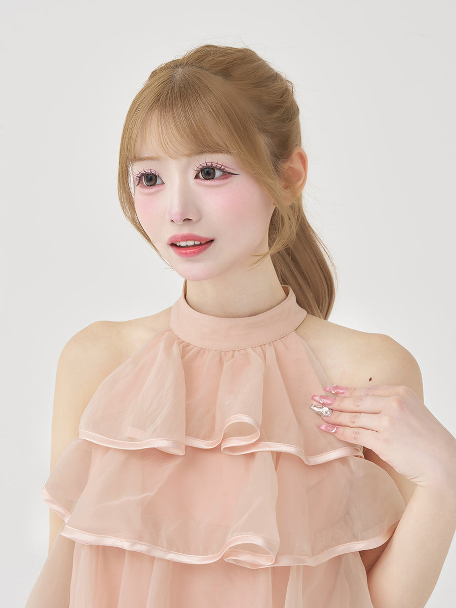 モデル：158cm（着用サイズ：FREE　着用カラー：PNK）