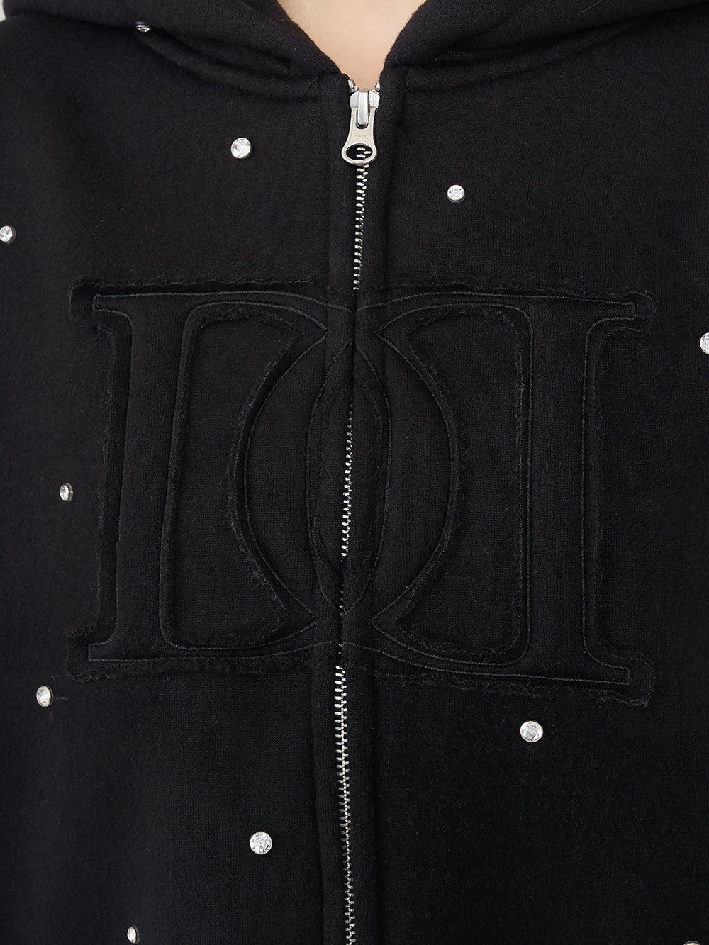 モデル：158cm（着用サイズ：FREE　着用カラー：BLK）