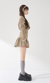 モデル：158cm（着用サイズ：FREE　着用カラー：BEG）