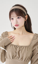 モデル：158cm（着用サイズ：FREE　着用カラー：BEG）