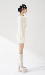 モデル：158cm（着用サイズ：FREE　着用カラー：WHT）