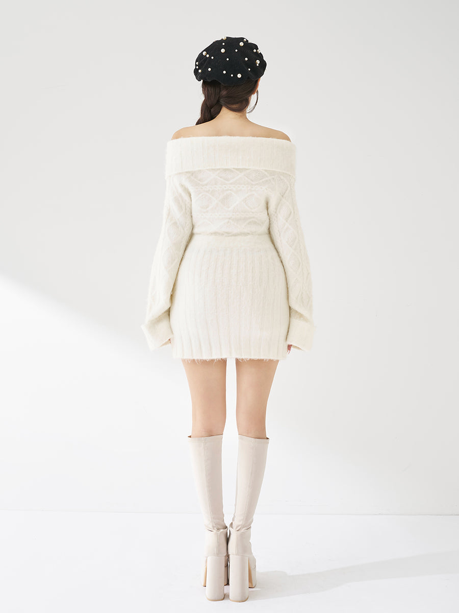 モデル：158cm（着用サイズ：FREE　着用カラー：WHT）