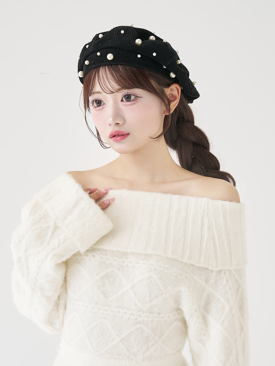 モデル：158cm（着用サイズ：FREE　着用カラー：WHT）