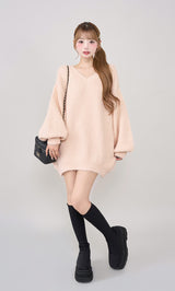 モデル：158cm（着用サイズ：FREE　着用カラー：PNK）