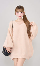 モデル：158cm（着用サイズ：FREE　着用カラー：PNK）
