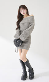 モデル：158cm（着用サイズ：FREE　着用カラー：GRY）