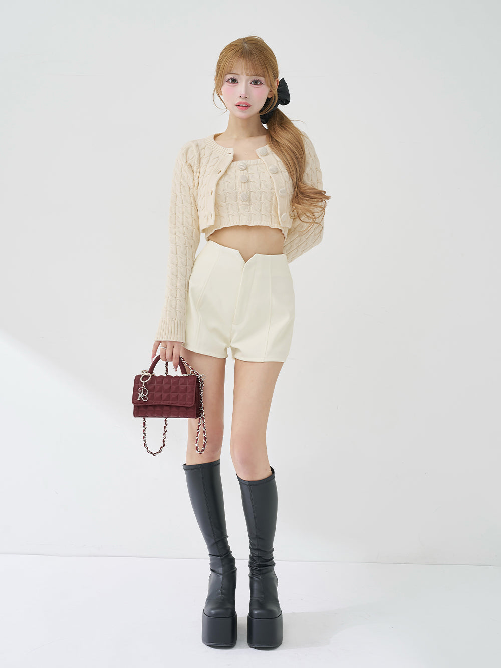 サイドアップショートパンツ