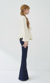 モデル：158cm（着用サイズ：FREE　着用カラー：WHT）