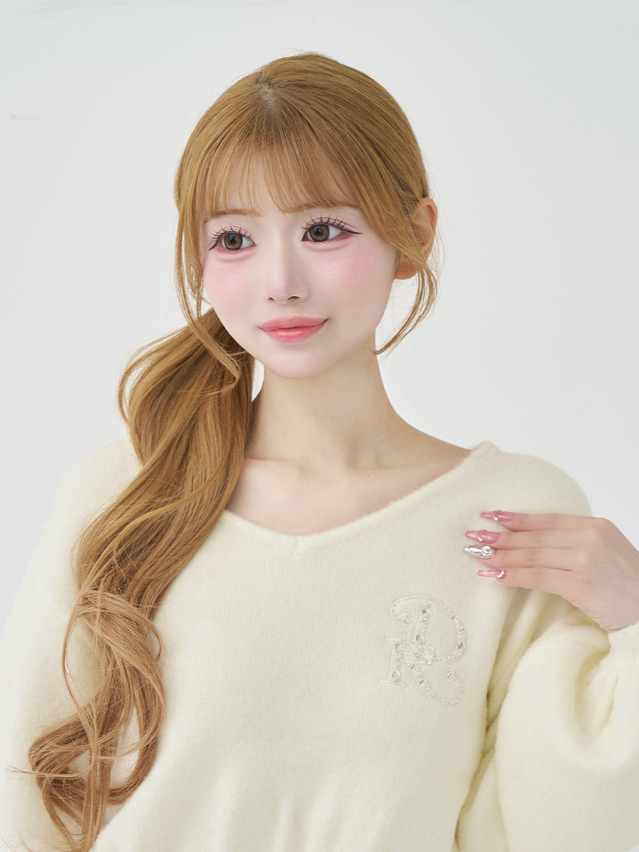 モデル：158cm（着用サイズ：FREE　着用カラー：WHT）