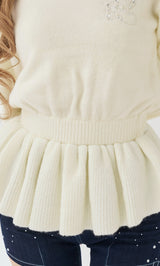 モデル：158cm（着用サイズ：FREE　着用カラー：WHT）